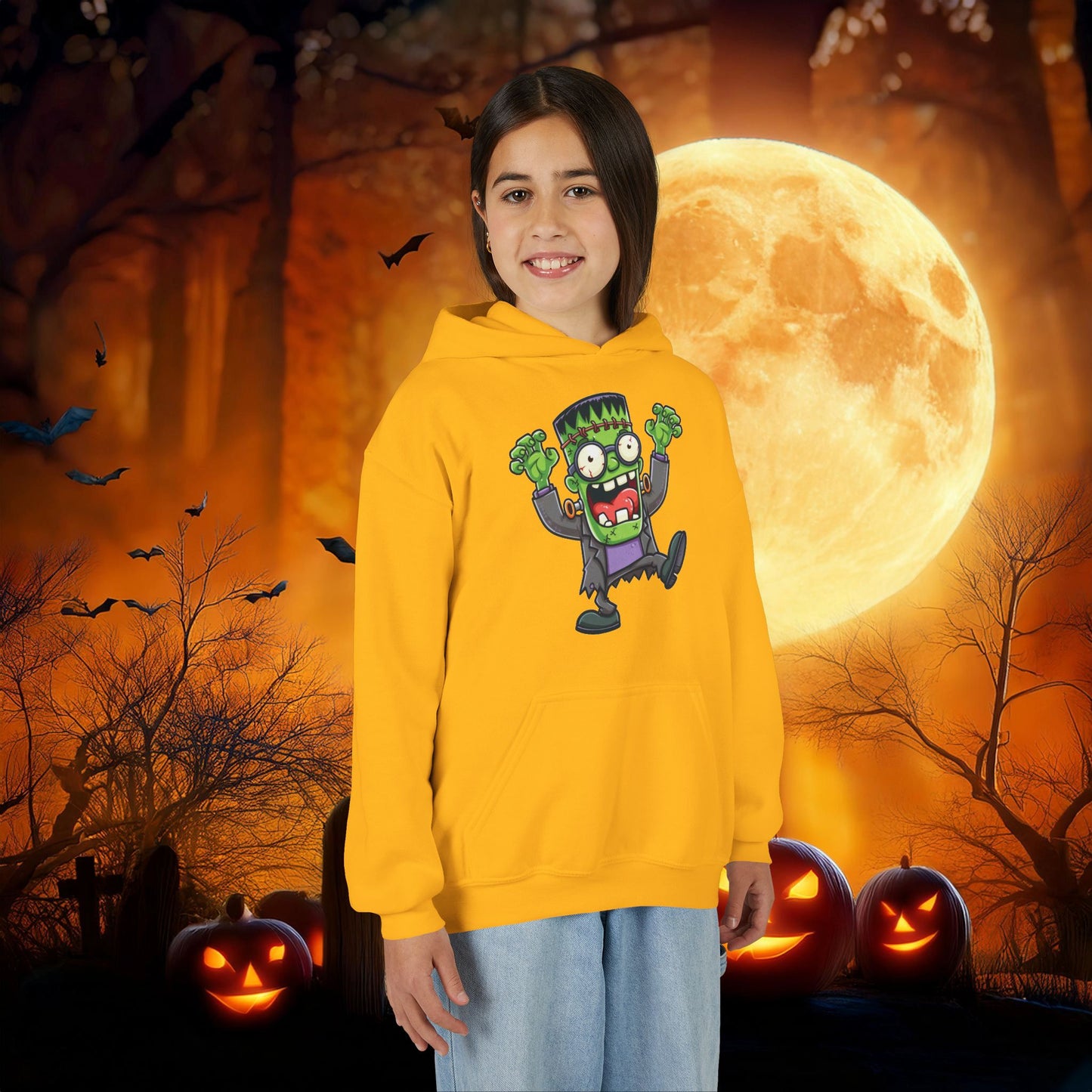 Frankenstein's Monster Youth Hoodie