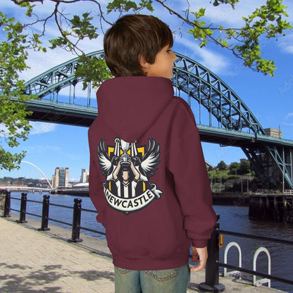 Newcastle Cup Champions Crest Youth Hoodie