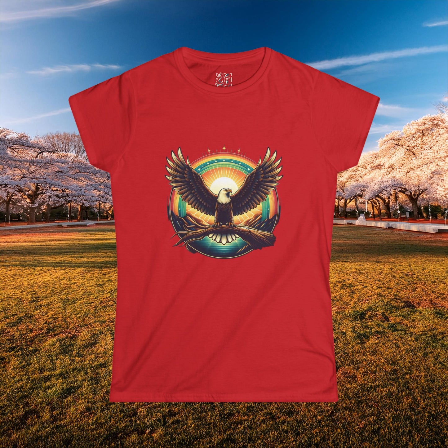 Washington Spirit Rainbow Women's Softstyle Tee