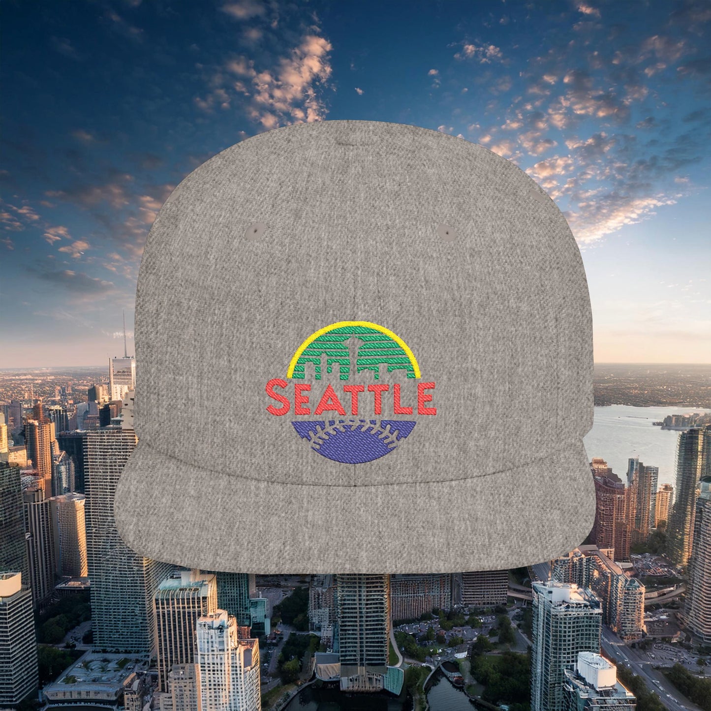 Seattle Baseball Flat Bill Snapback