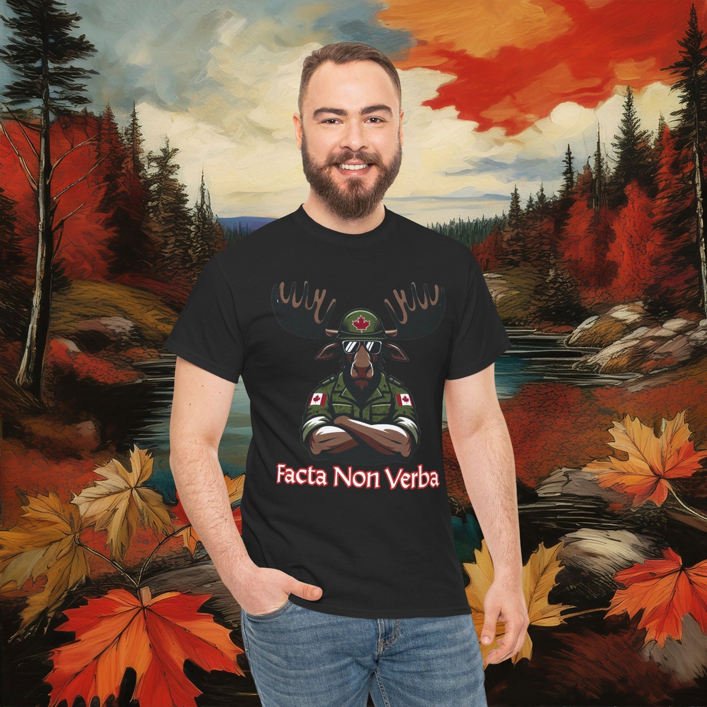 Canadian Moose "Facta Non Verba" Tee