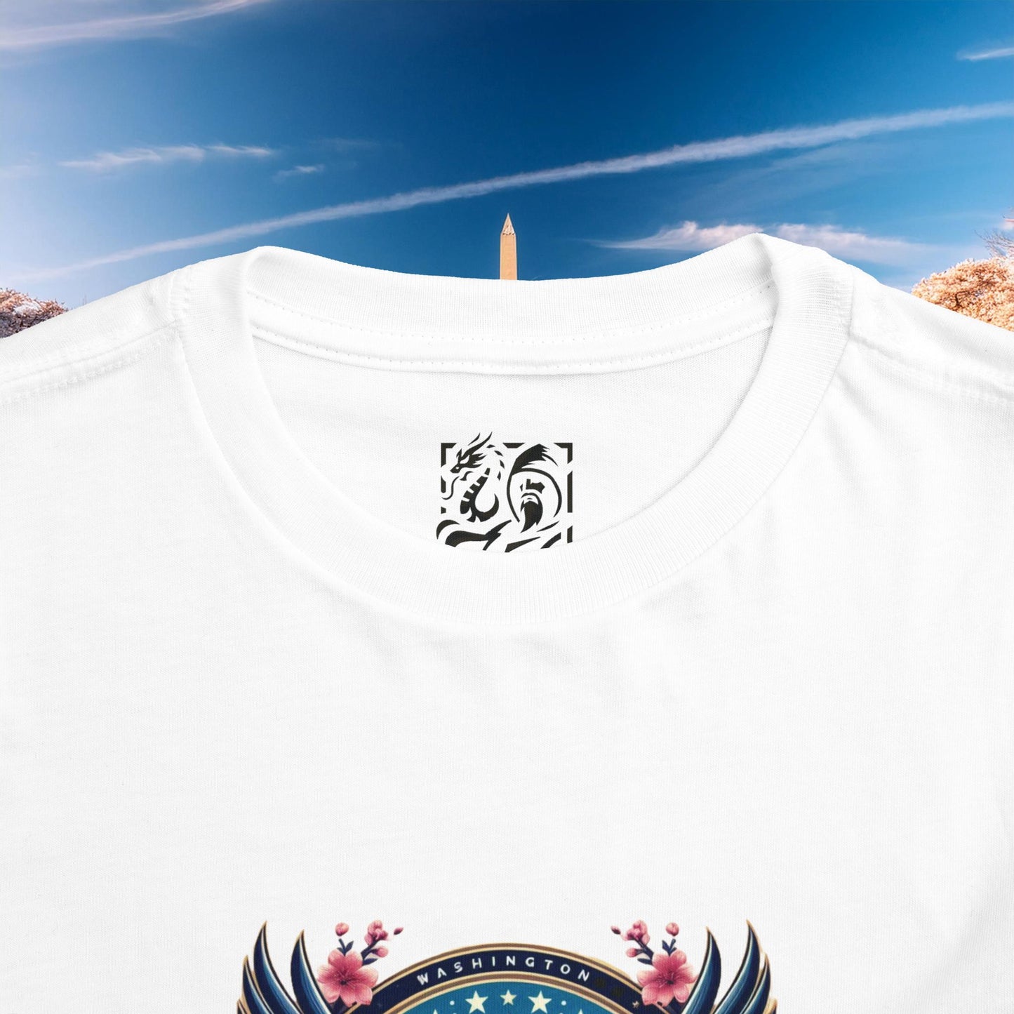 Washington Cherry Blossom Design Toddler Tee
