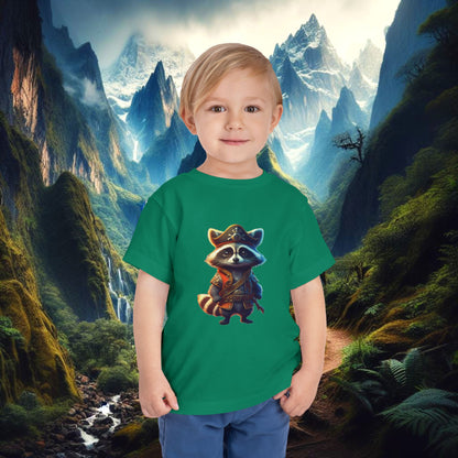 Raccoon Pirate Toddler Tee
