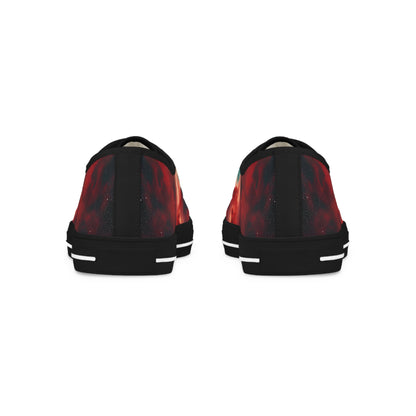 Liverpool Red Galaxy Men's Low Top Sneakers