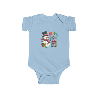 Happy Holidays Snowman Infant Bodysuit