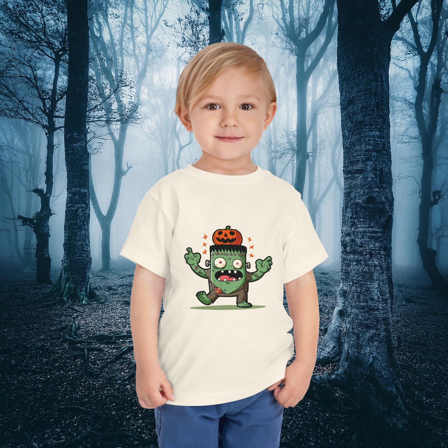 Little Frankenstein's Monster Toddler Tee