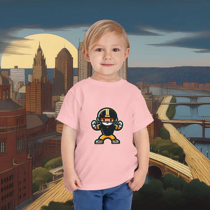 Mini Pittsburgh Football Player Toddler Tee