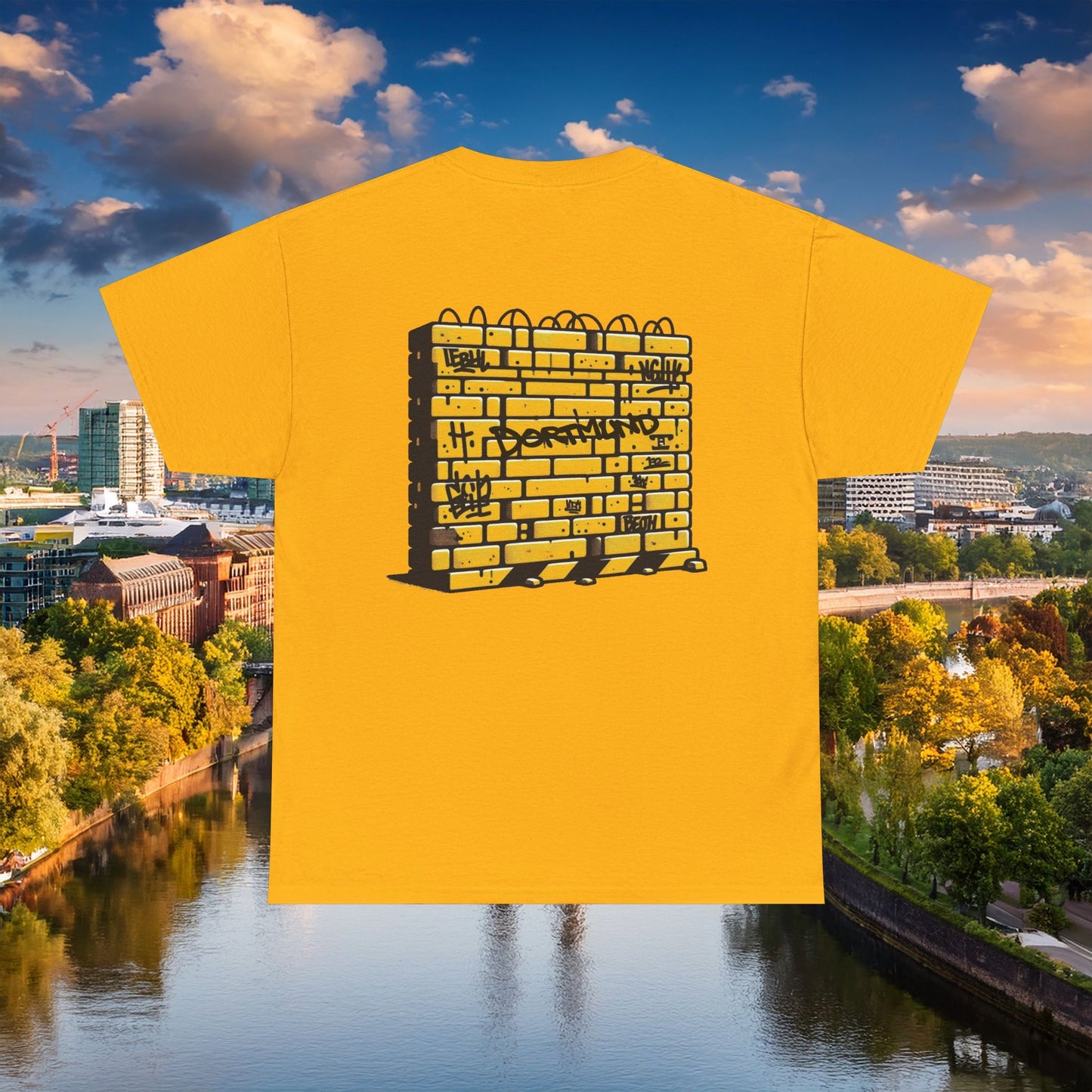 Dortmund Honeycomb Graffiti Tee