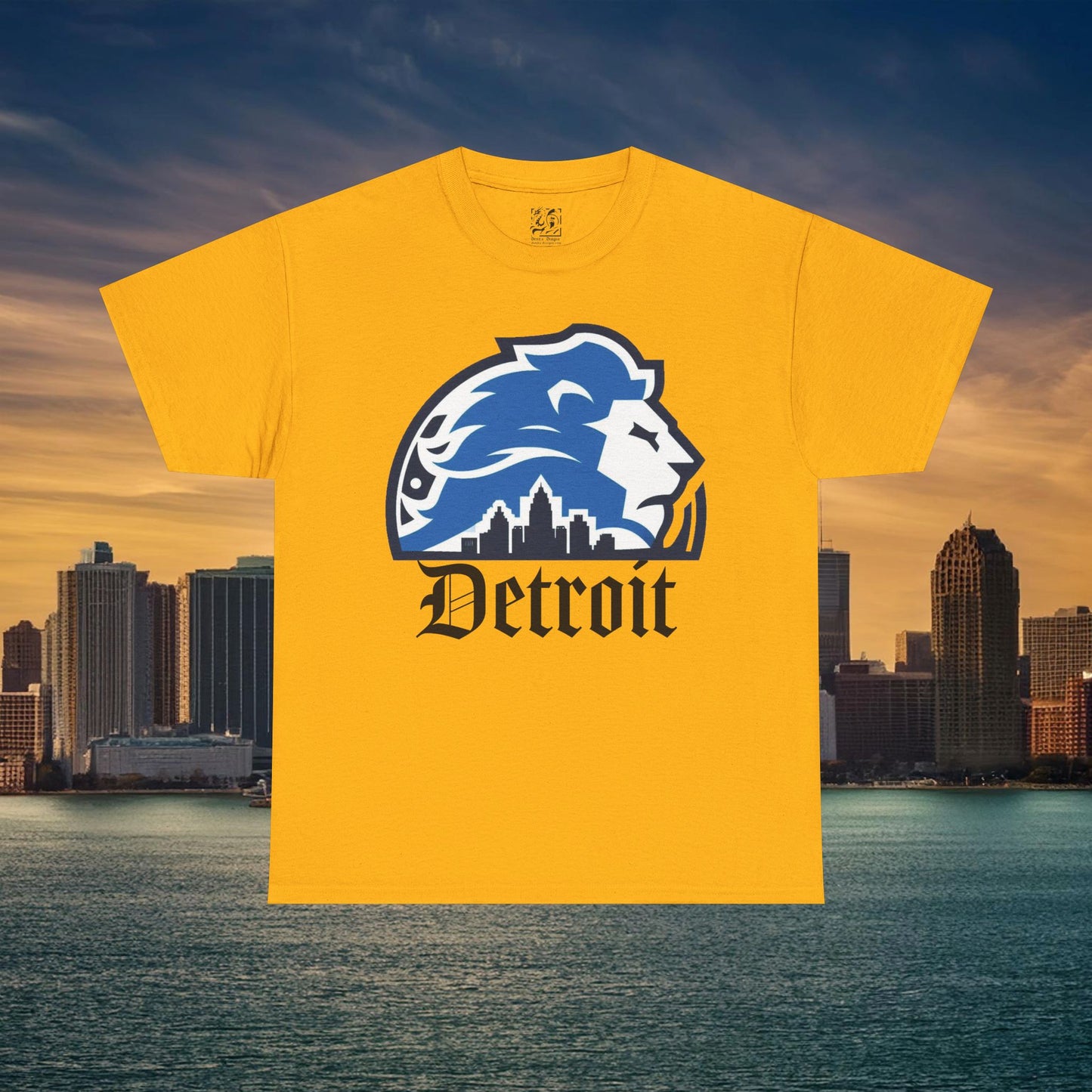 Detroit Football Skyline Tee