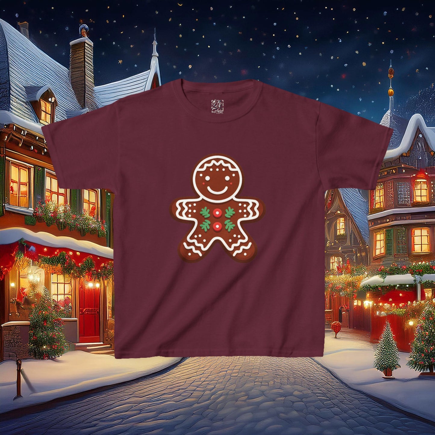 Gingerbread Man Kids Tee