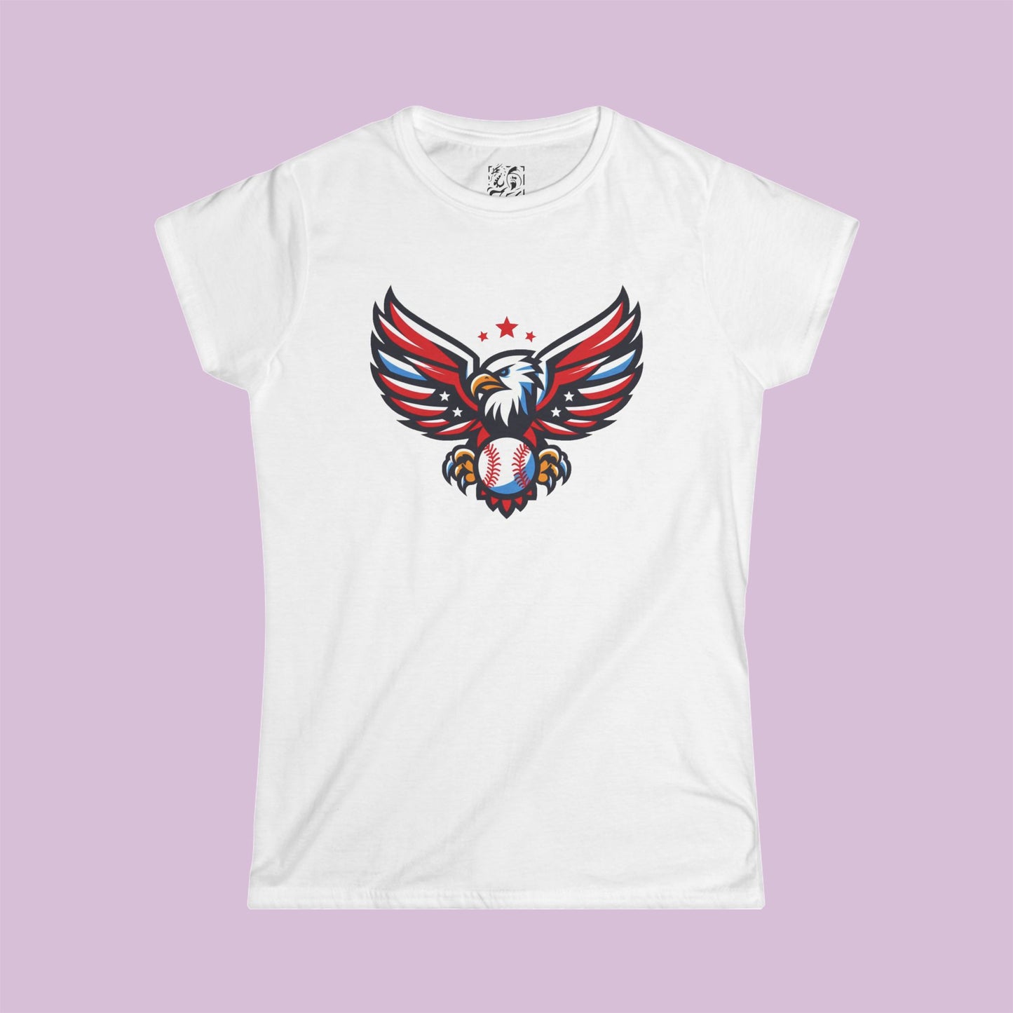 Washington Baseball Eagle Women's Softstyle Tee