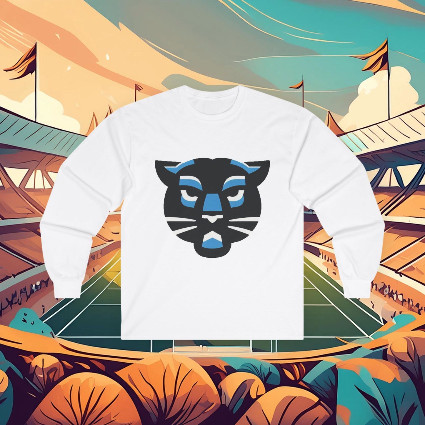 Panther Logo Long Sleeve Tee