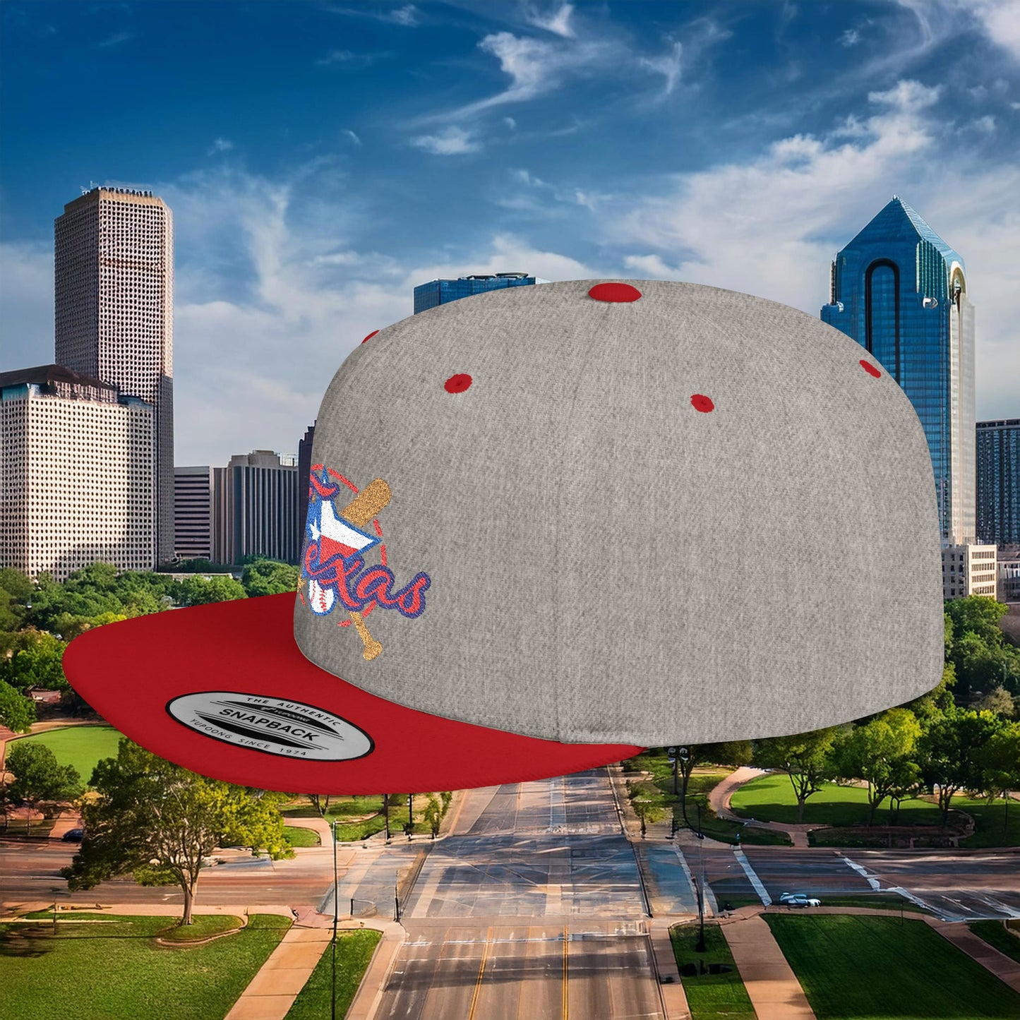 Texas Baseball Flat Bill Snapback