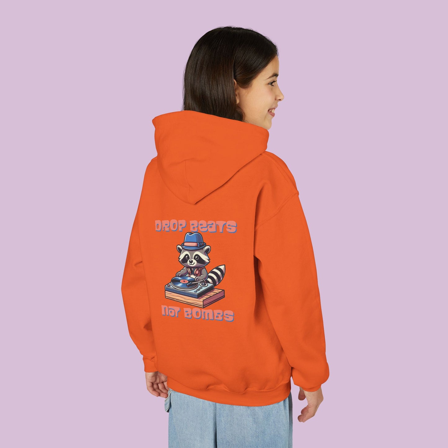 "Beats Not Bombs" Peace Youth Hoodie