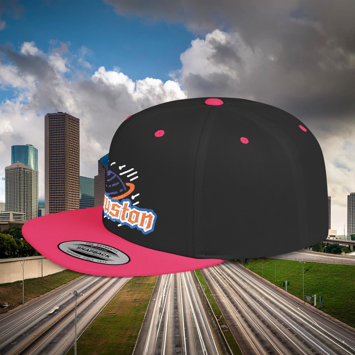 Houston Planetary Flat Bill Snapback