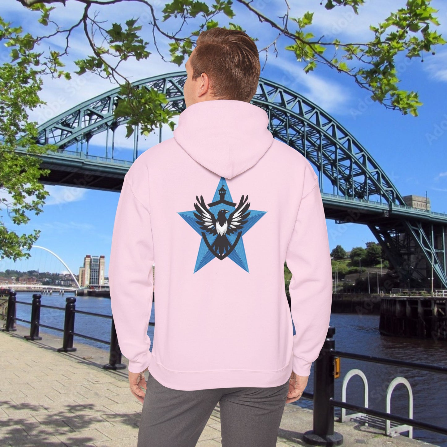 Newcastle United Blue Star Mags Hoodie