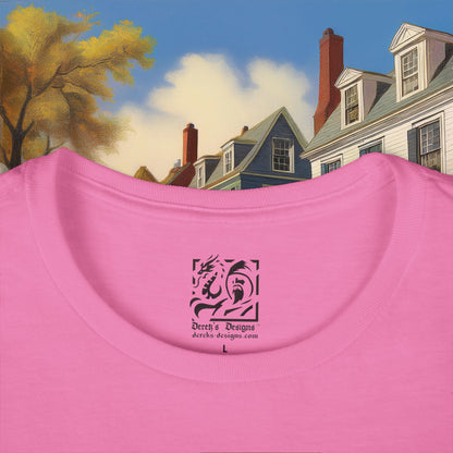 Revolutionary Red Dragons Logo Women's Softstyle Tee