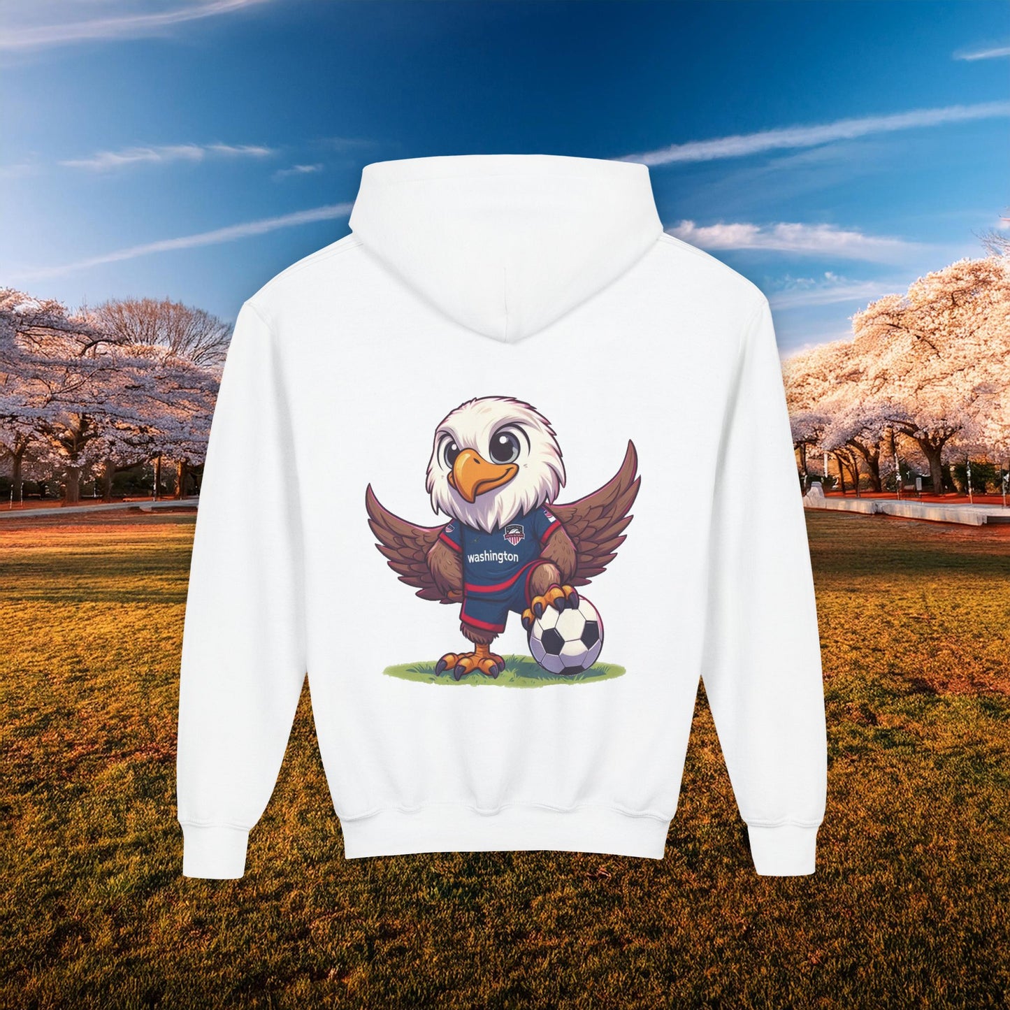 Washington Spirit Red/Blue Design Youth Hoodie