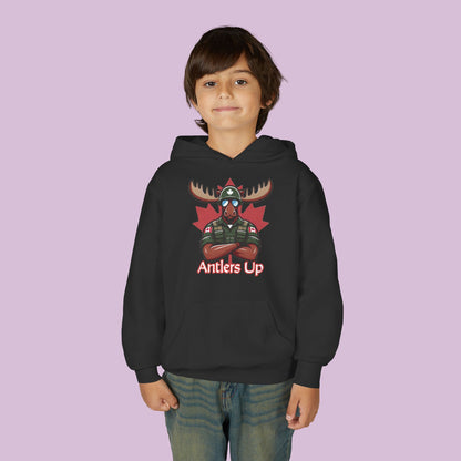 Canadian Moose "Antlers Up" Youth Hoodie