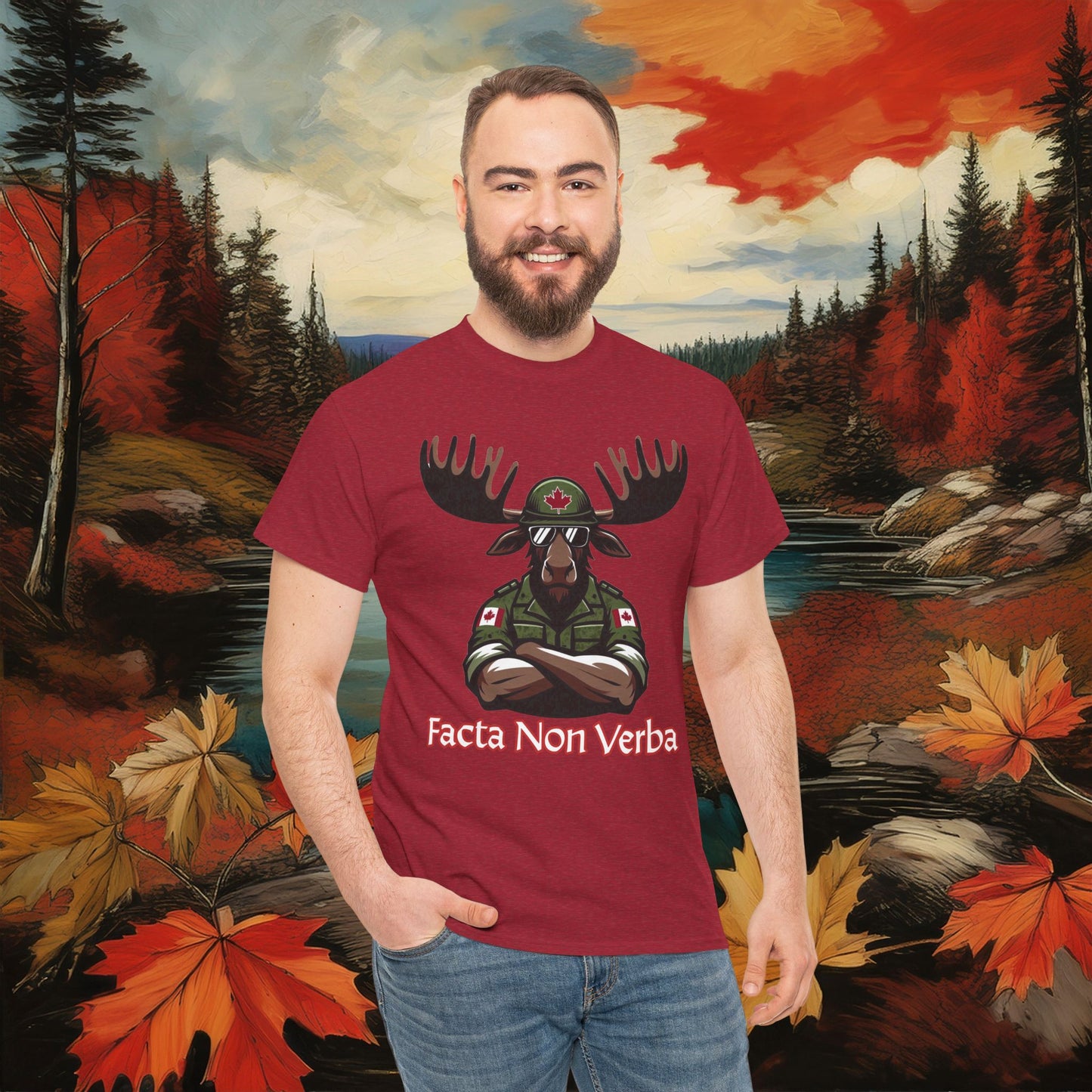 Canadian Moose "Facta Non Verba" Tee