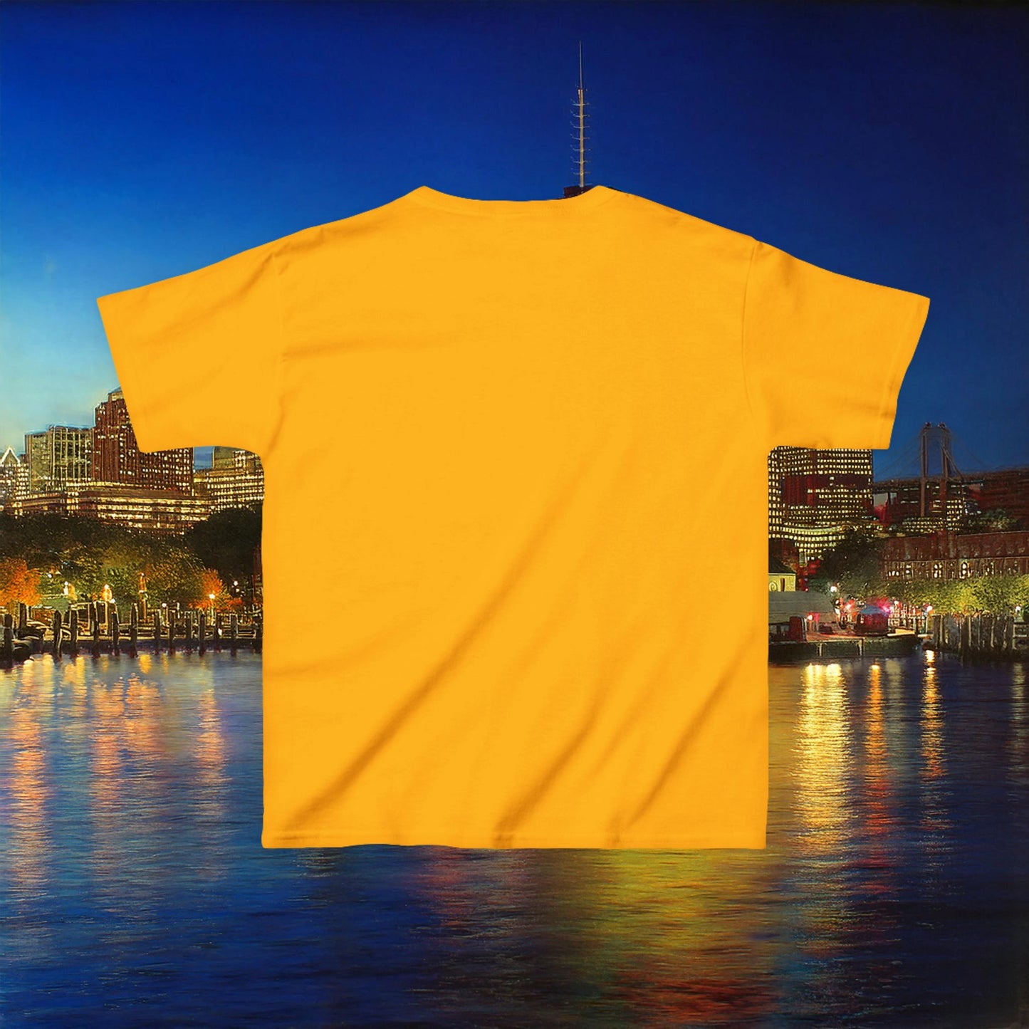 Boston Basketball Design Kids Tee