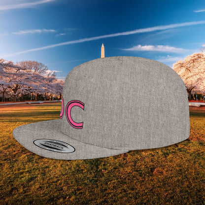DC Flat Bill Snapback - Pink