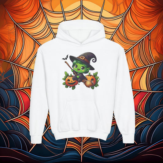 Cute Witch Youth Hoodie