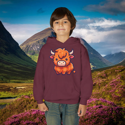 Highland Coo Youth Hoodie