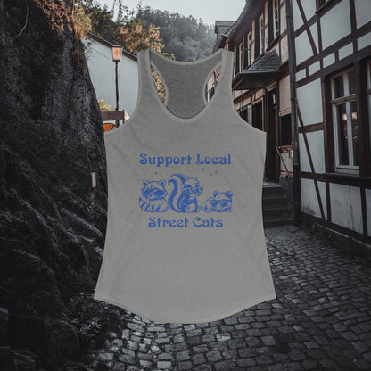 Support Local Street Cats Racerback Tank