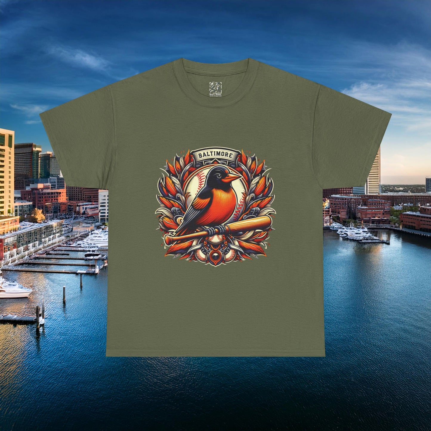 Baltimore Baseball Crest Tee