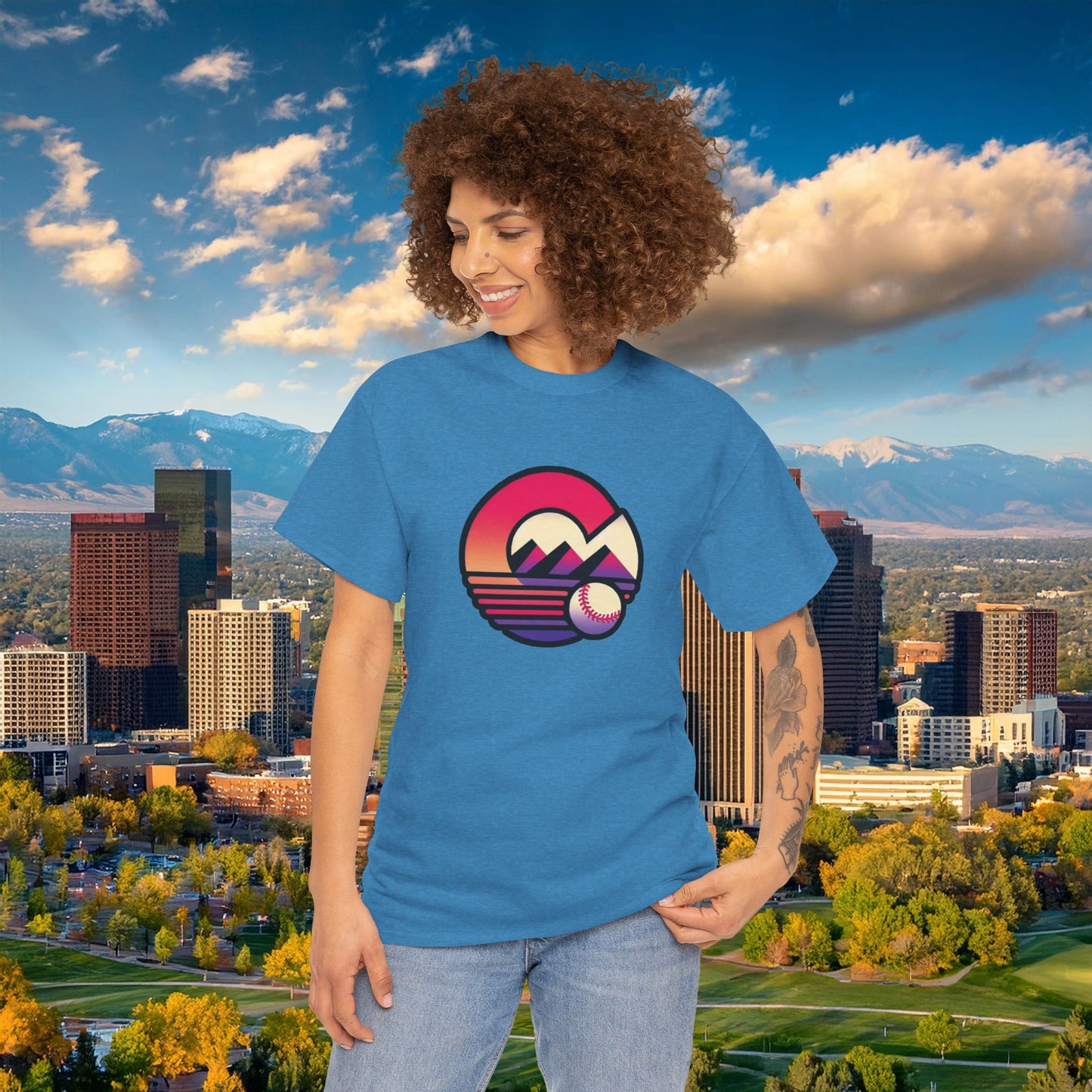 Retro Colorado Baseball Tee