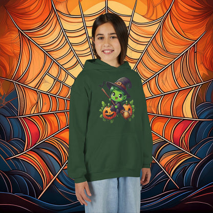 Cute Witch Youth Hoodie