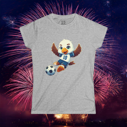 USA Soccer Little Eagle Women's Softstyle Tee