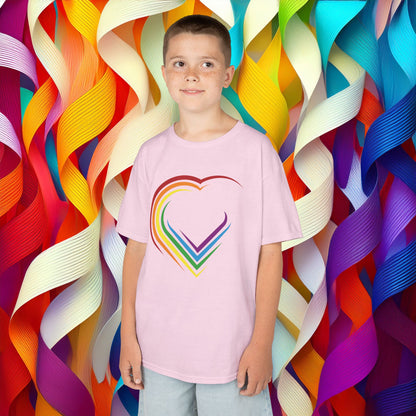 Rainbow Heart Kids Tee