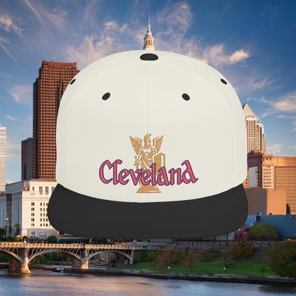 Cleveland Baseball Logo Flat Bill Snapback