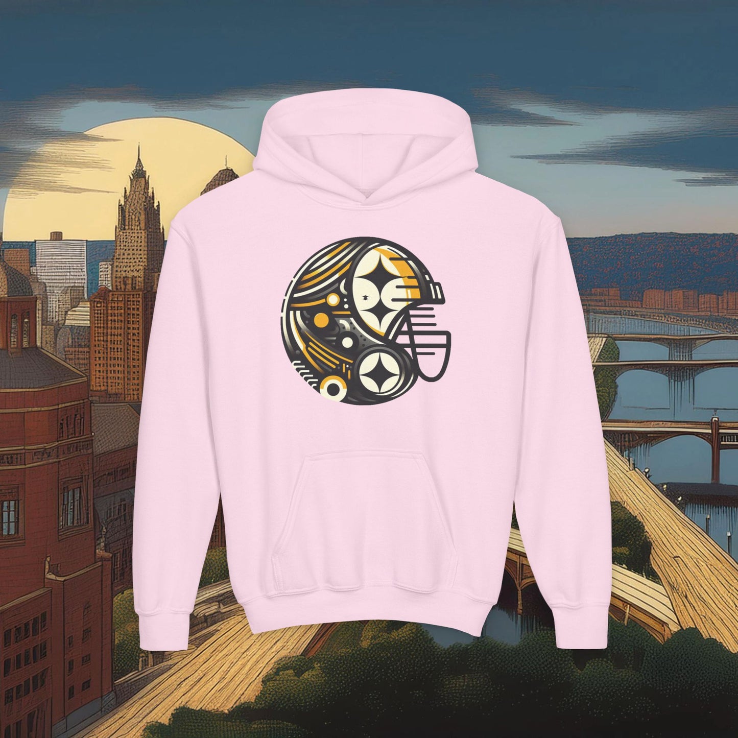 Pittsburgh Football Crest Youth Hoodie