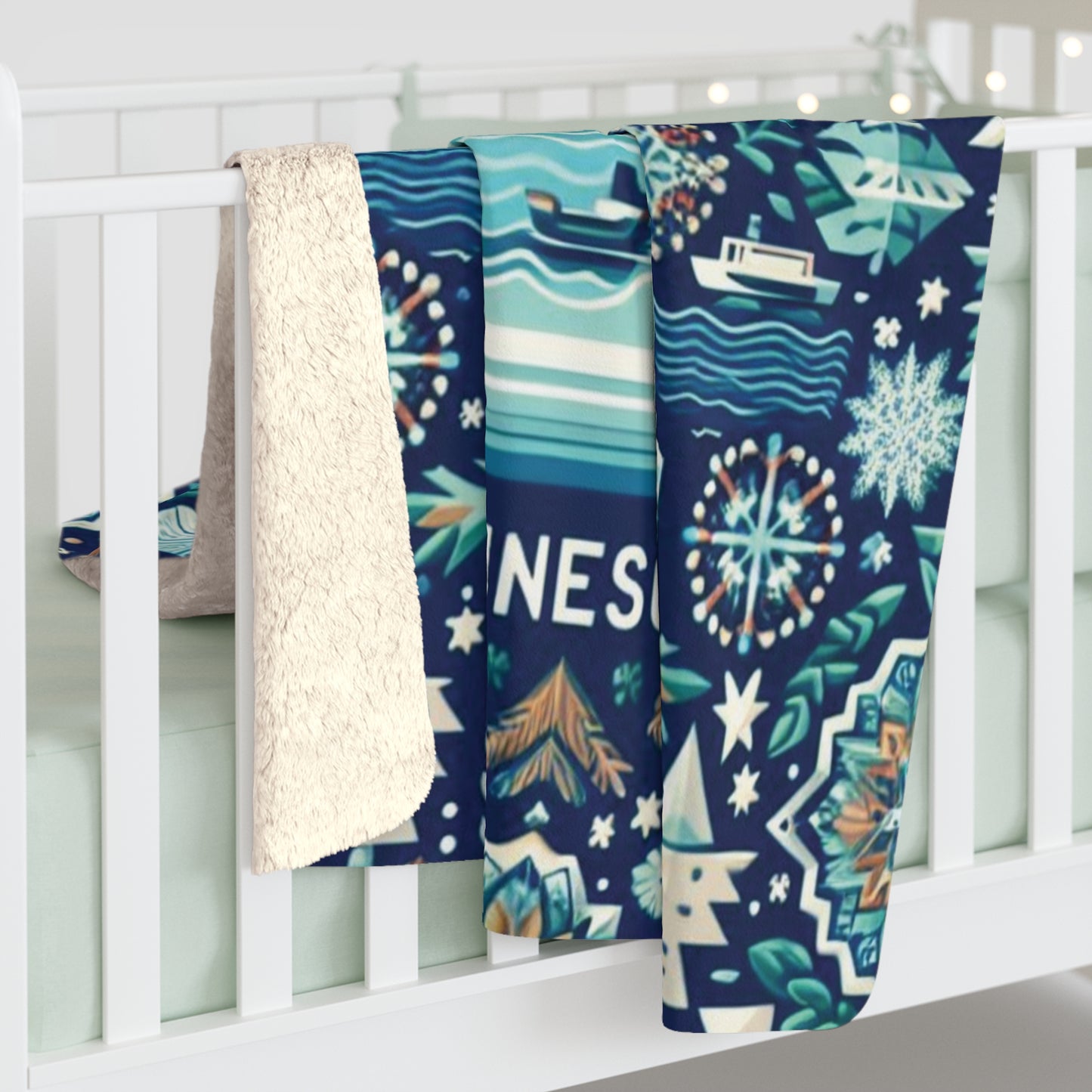 Minnesota Sherpa Fleece Blanket