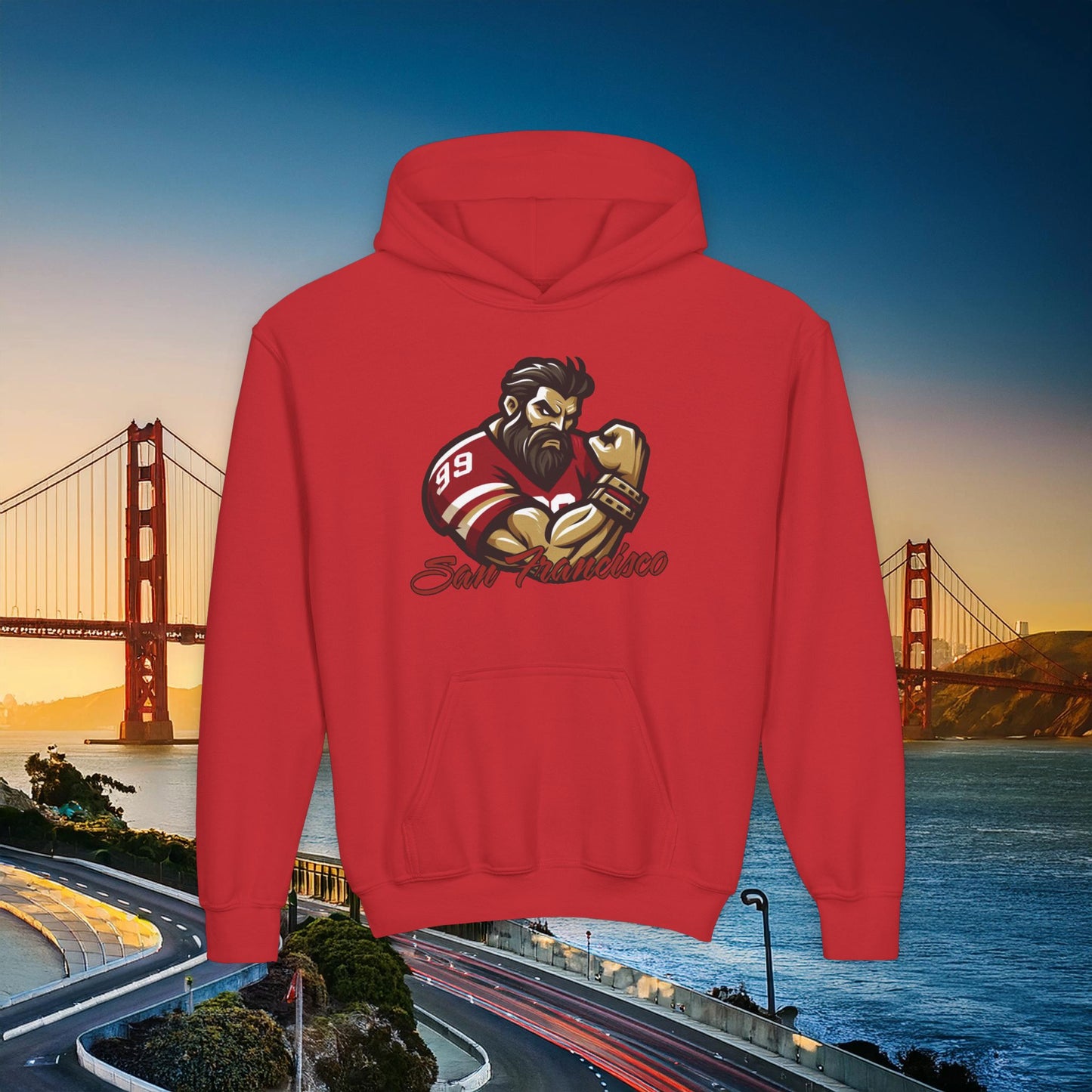 San Francisco Football Fan Youth Hoodie