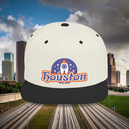 Houston Rocket Flat Bill Snapback