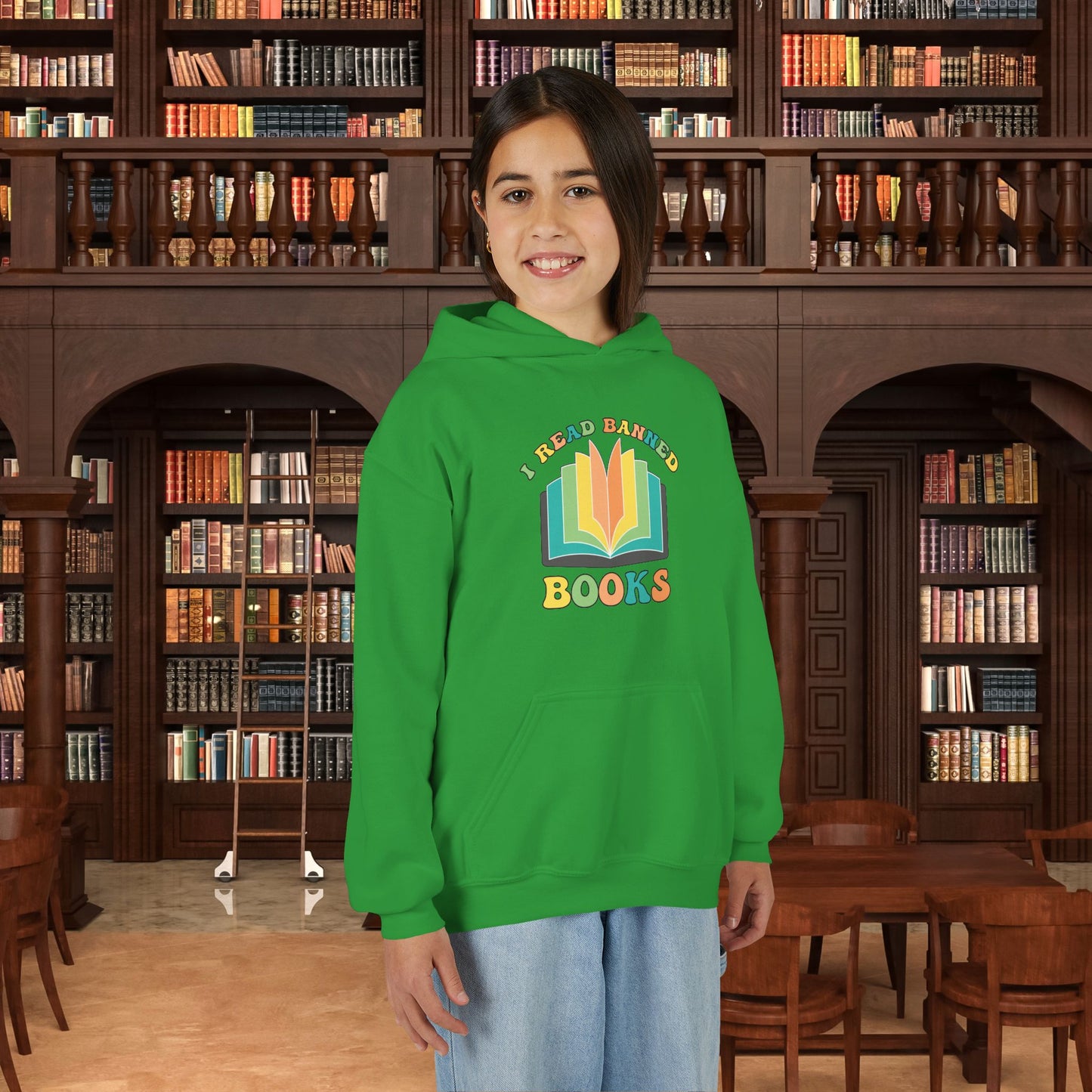 I Read Banned Books Youth Hoodie