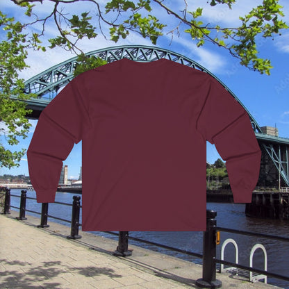 Newcastle United Howay The Lasses B&W (Twin Mags) Long Sleeve Tee