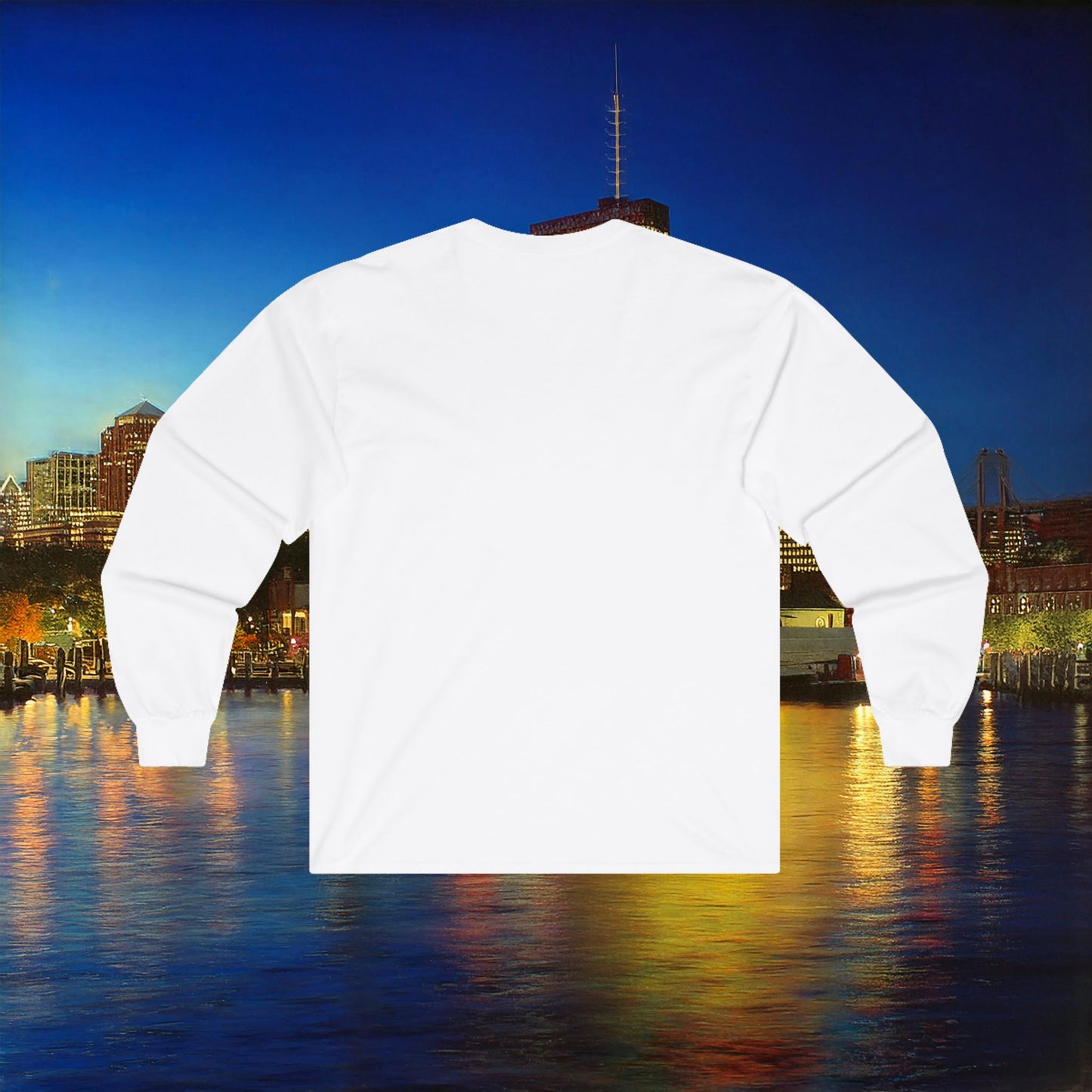 Boston Basketball Logo Long Sleeve Tee