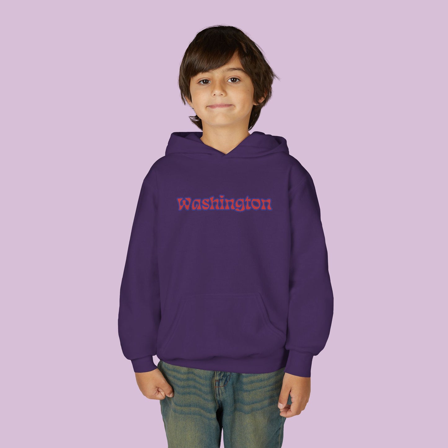 Psychedelic Funky W Skull Youth Hoodie