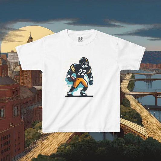 Pittsburgh Football Player Kids Tee