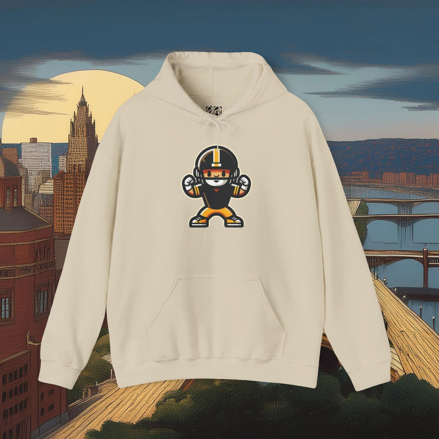 Mini Pittsburgh Football Player Hoodie
