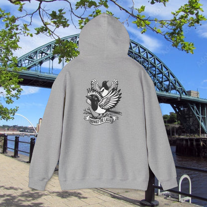 Newcastle United Howay The Lasses B&W (Twin Mags) Hoodie