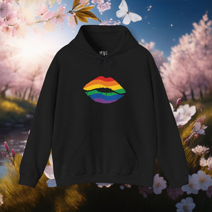 Rainbow Kiss Unisex Hoodie