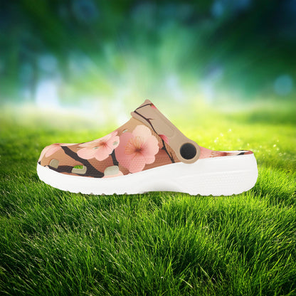Cherry Blossom Kid's Foam Clogs