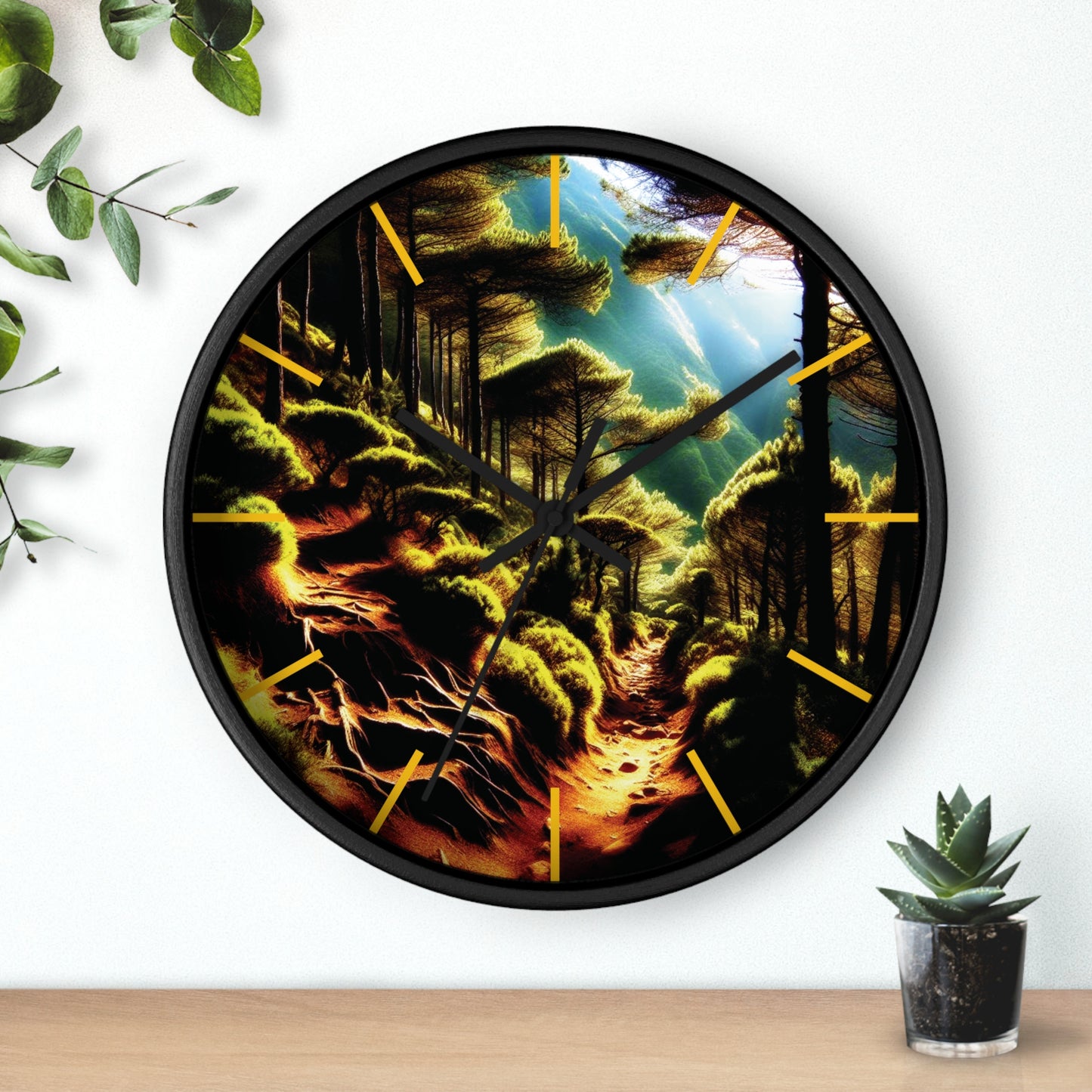 Enchanted Path Wall Clock