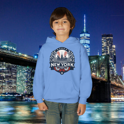 New York Bronx Baseball Youth Hoodie